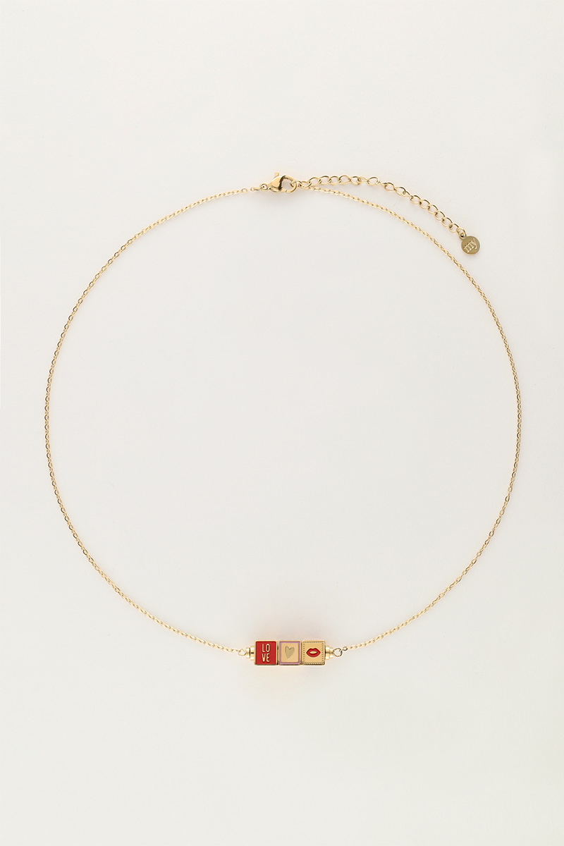 Necklace cubes "New York"
