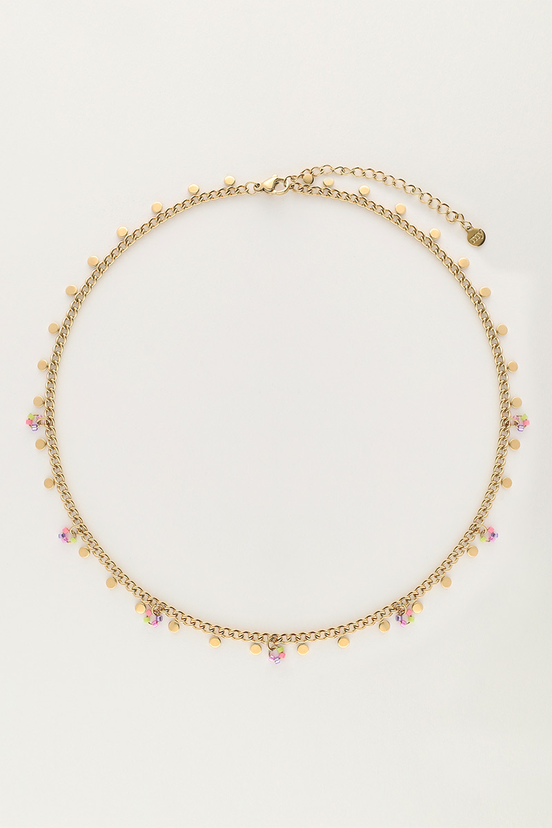 Necklace with beads & small coins | My Jewellery