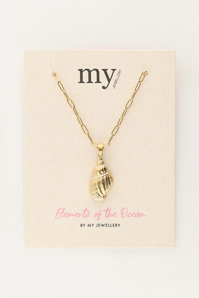 Ocean chain necklace with seashell and pearl | My Jewellery