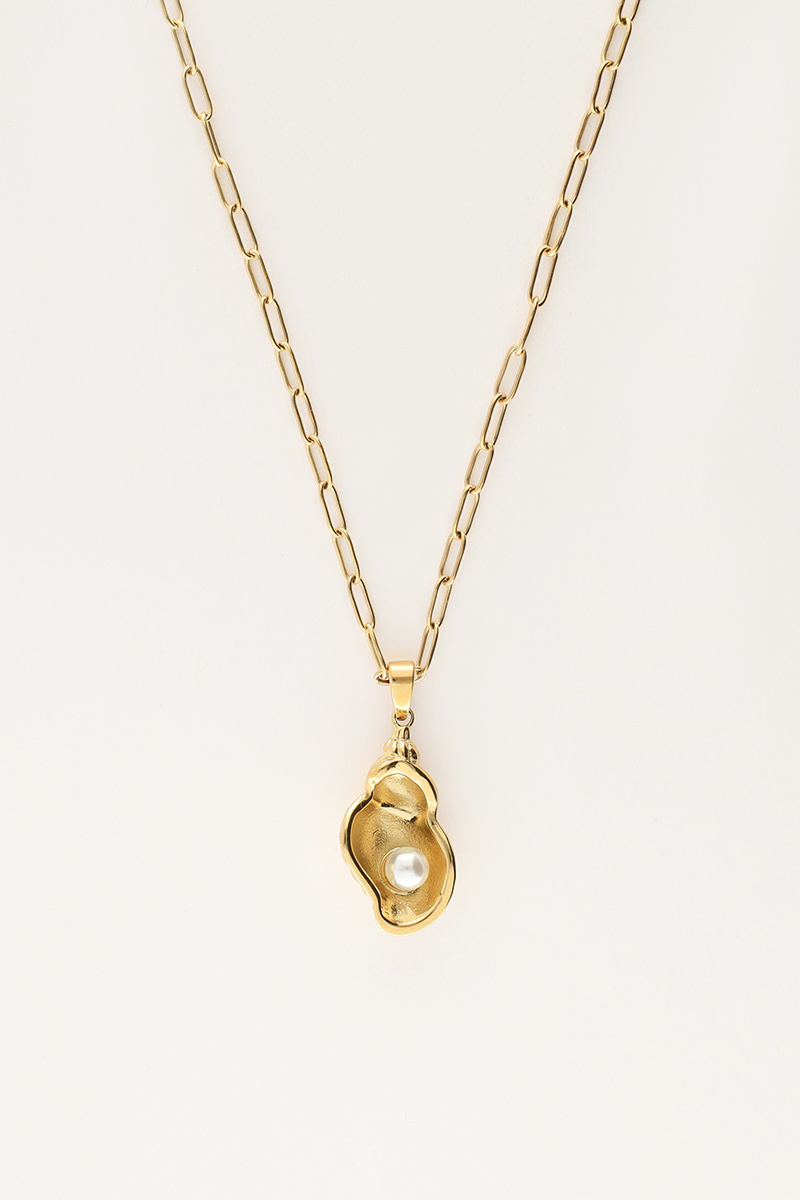 Ocean chain necklace with seashell and pearl | My Jewellery