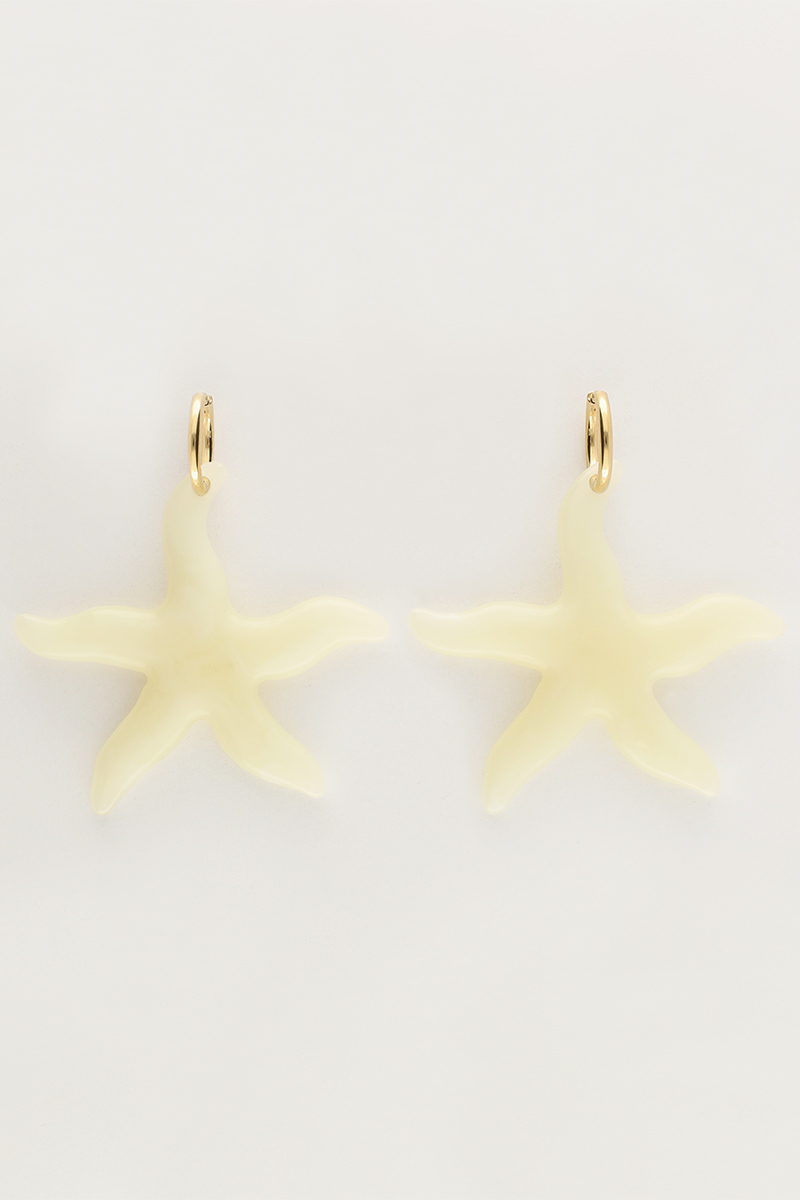 boucles d'oreilles océan maxi étoile de mer  | my jewellery