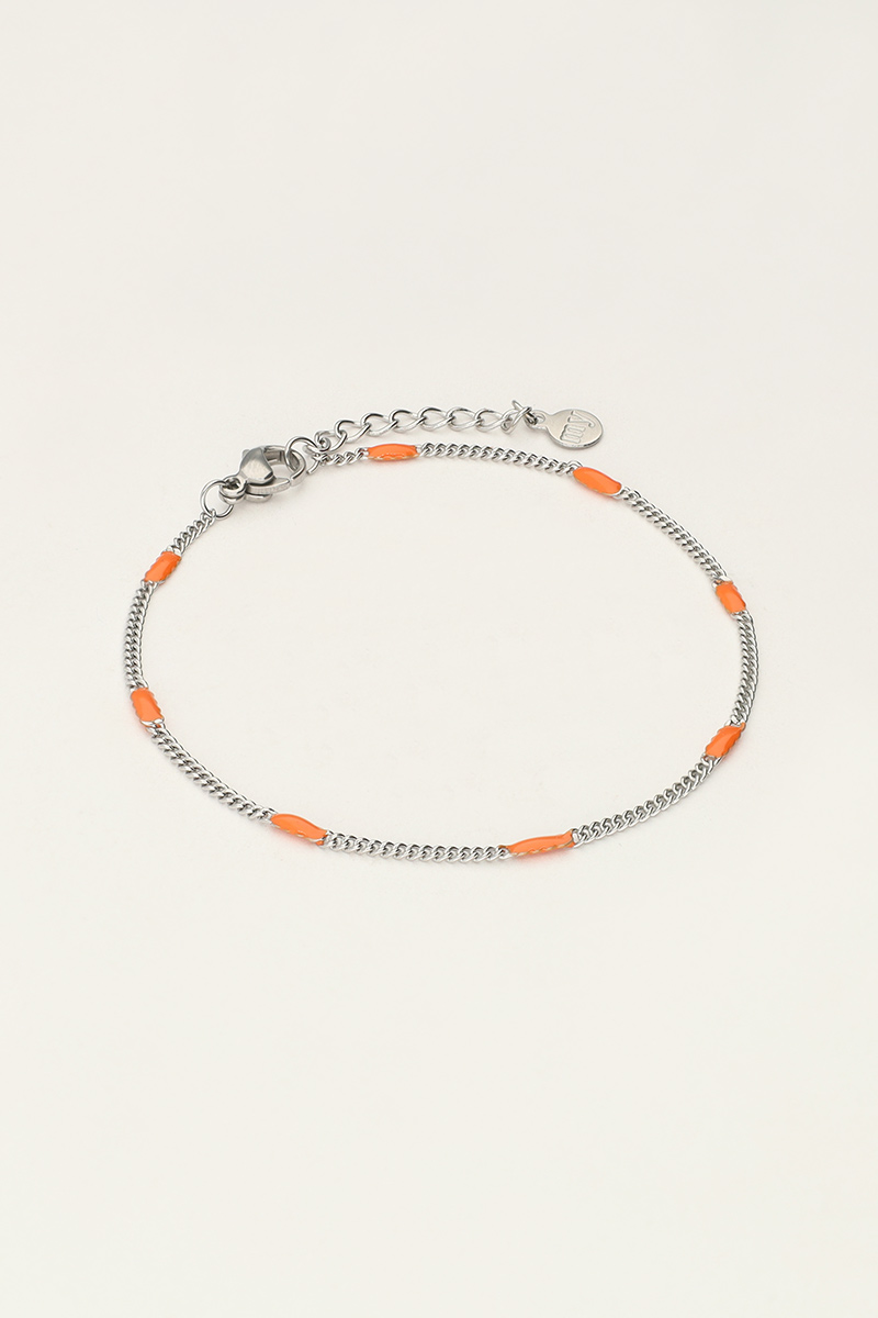 Ocean minimalistisches Armband orange