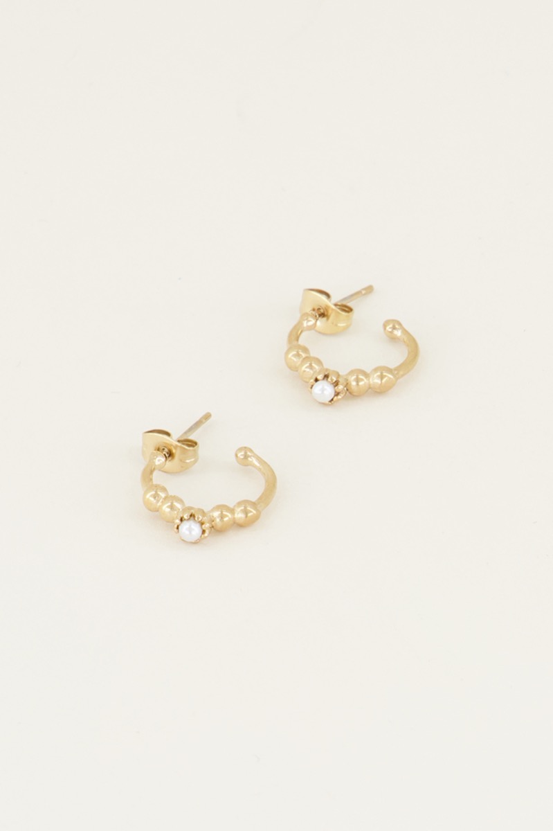 Boucles d’oreilles boules et perles | Boucles d’oreilles en perles par My Jewellery