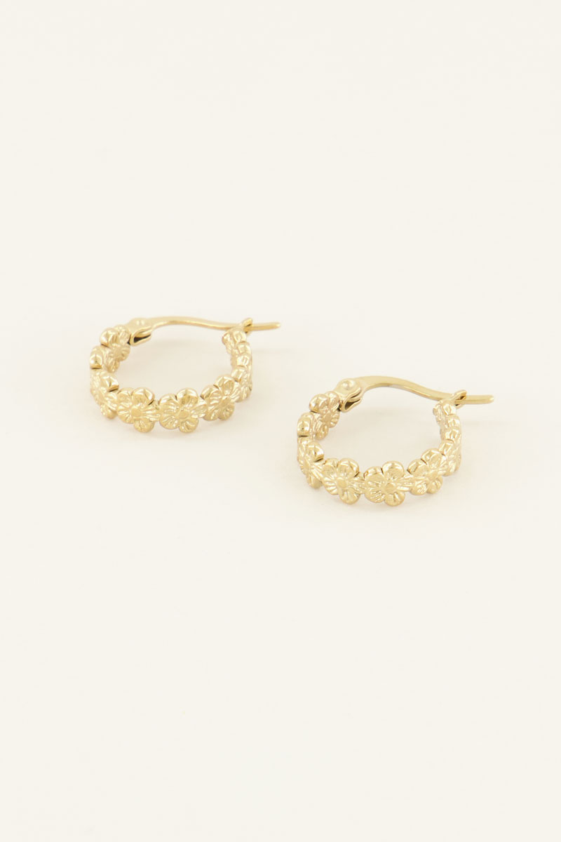 Small flower earrings