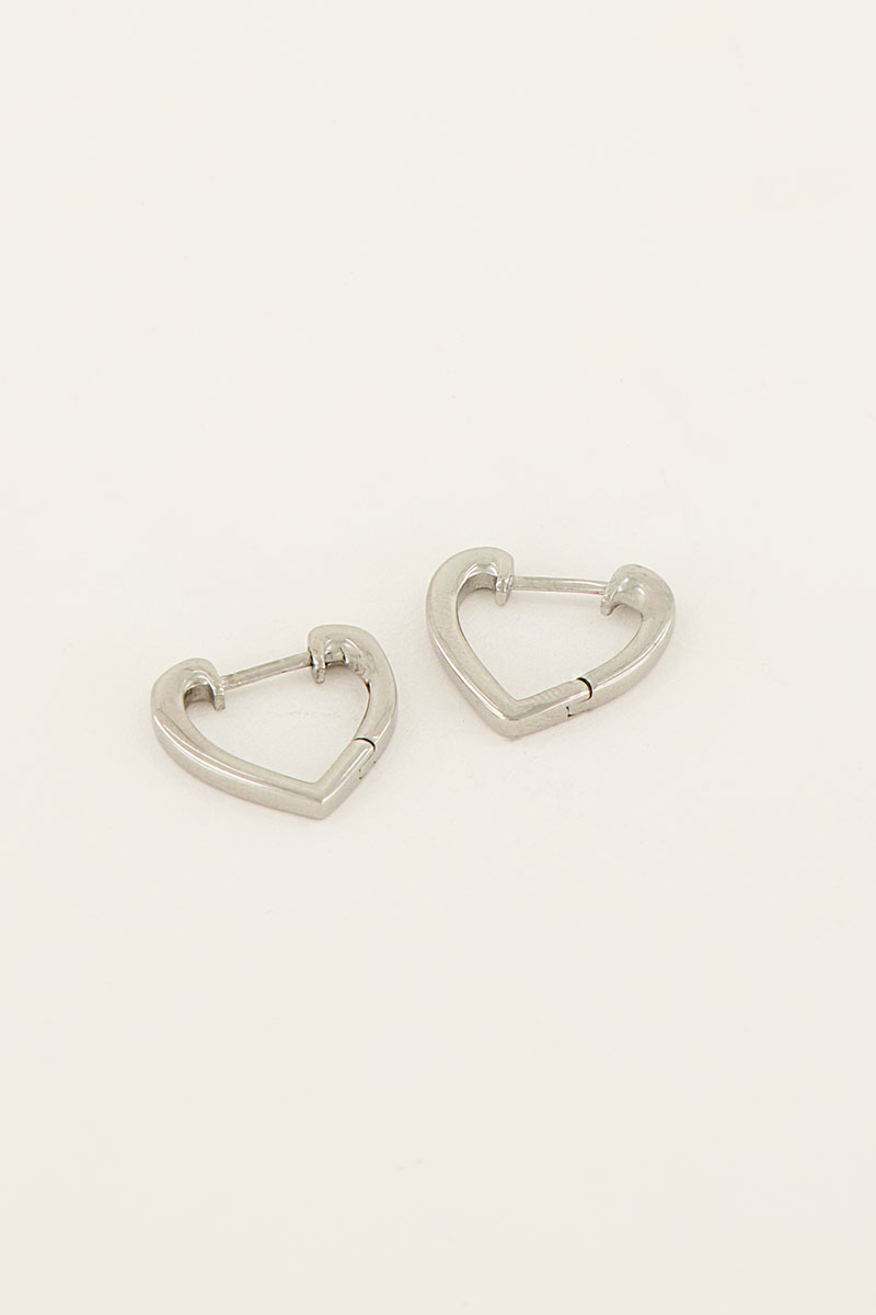 Oorbellen open hart | My Jewellery