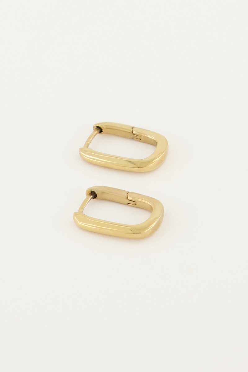 Oorbellen ovaal klein