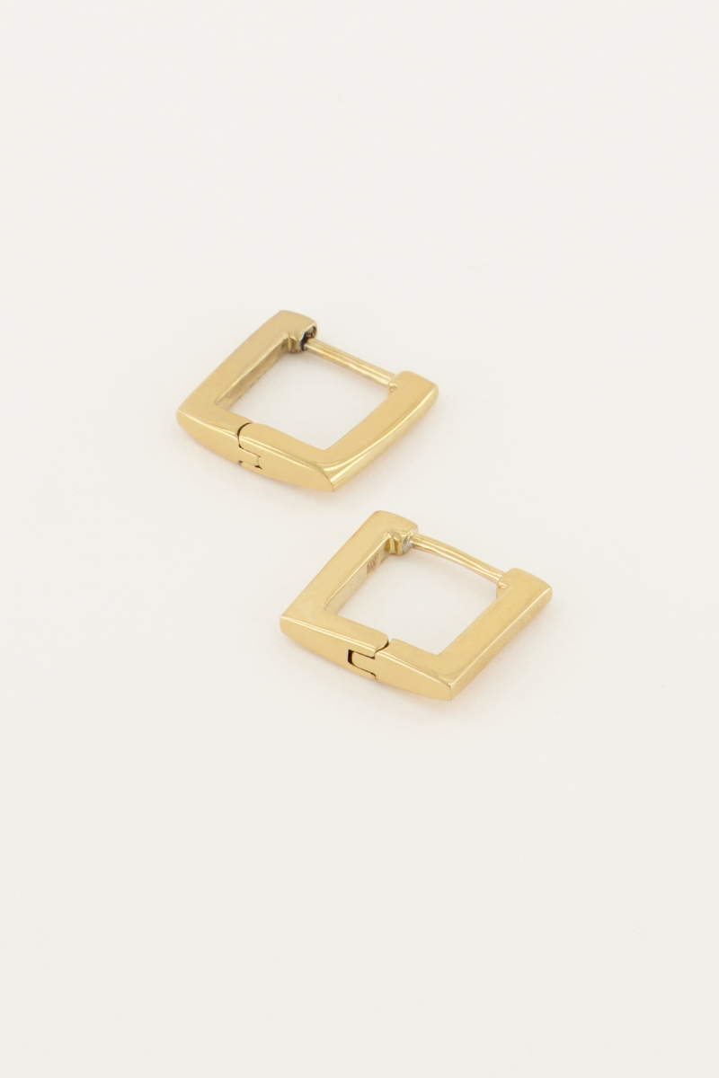 Boucles d’oreilles carré 12 mm