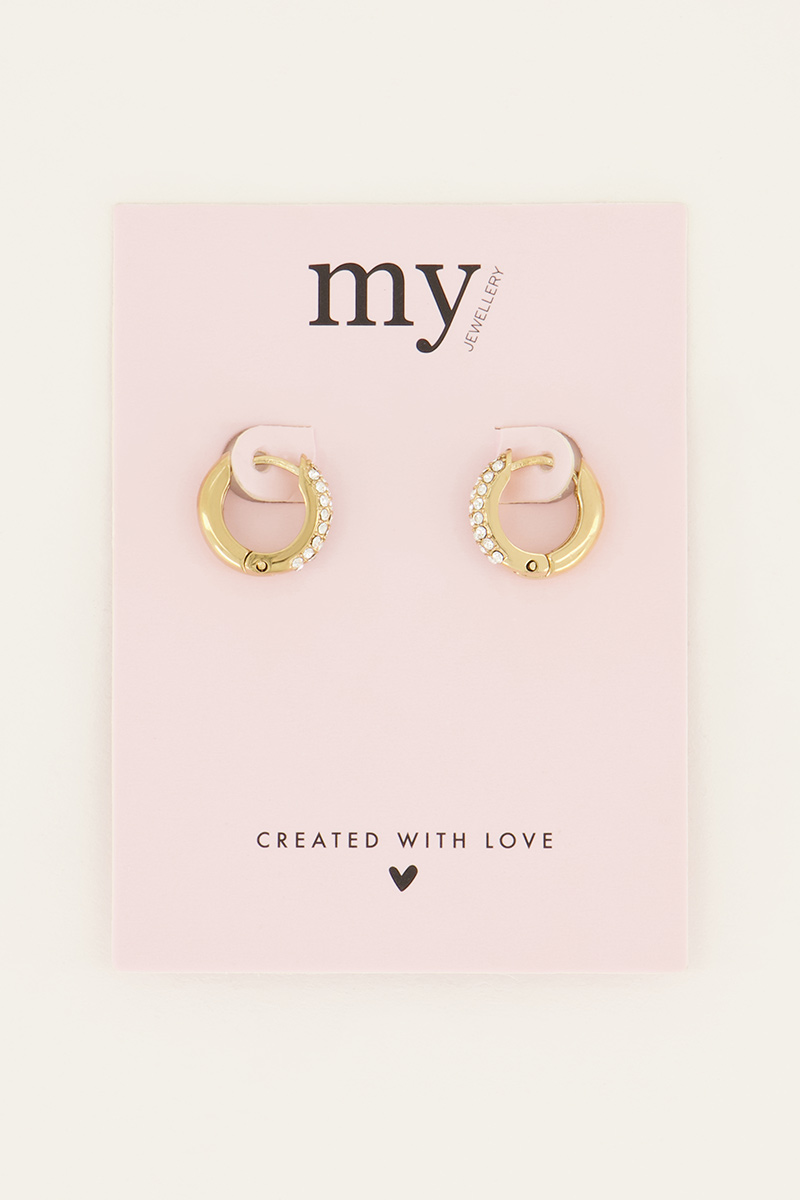 Oorringen met steentjes