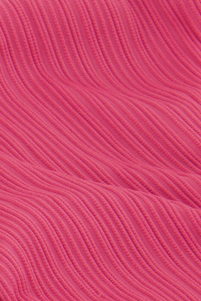 Pink bikini bottoms with rib and ties | My Jewellery