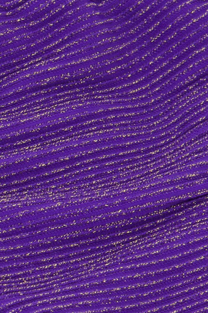 Purple bikini bottoms with ruffles and lurex | My Jewellery