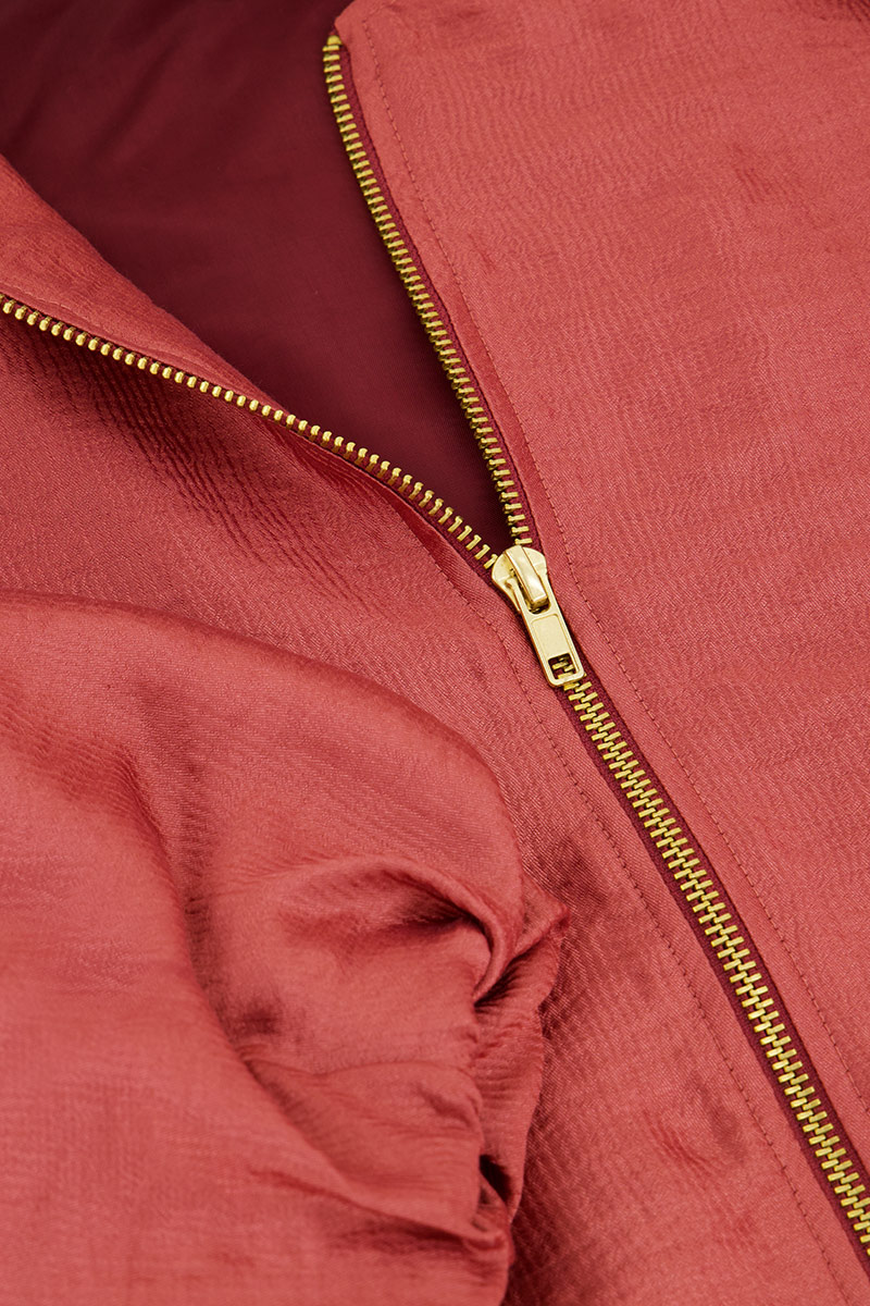 Pink bomber satin look | My Jewellery