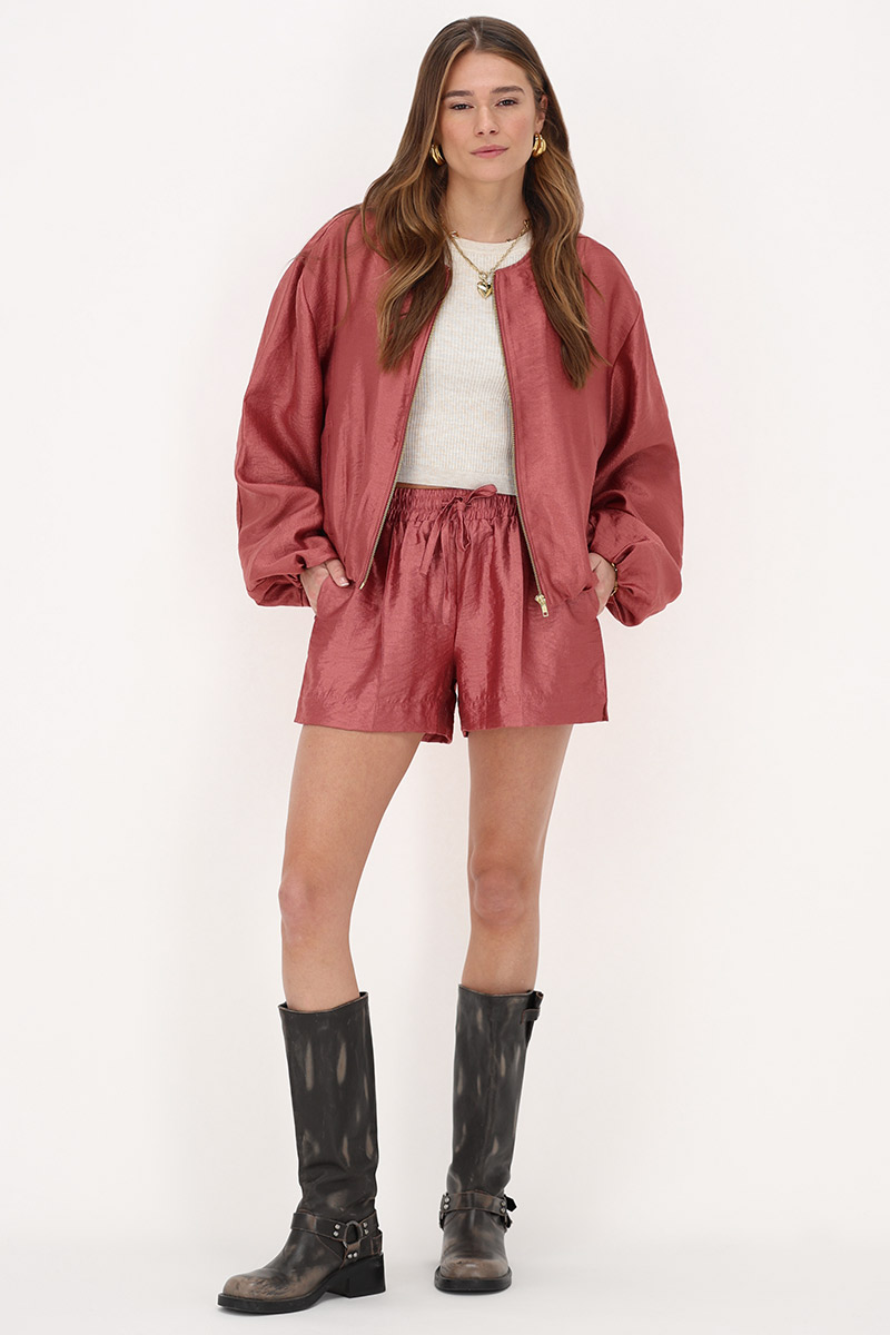 Pink bomber satin look | My Jewellery