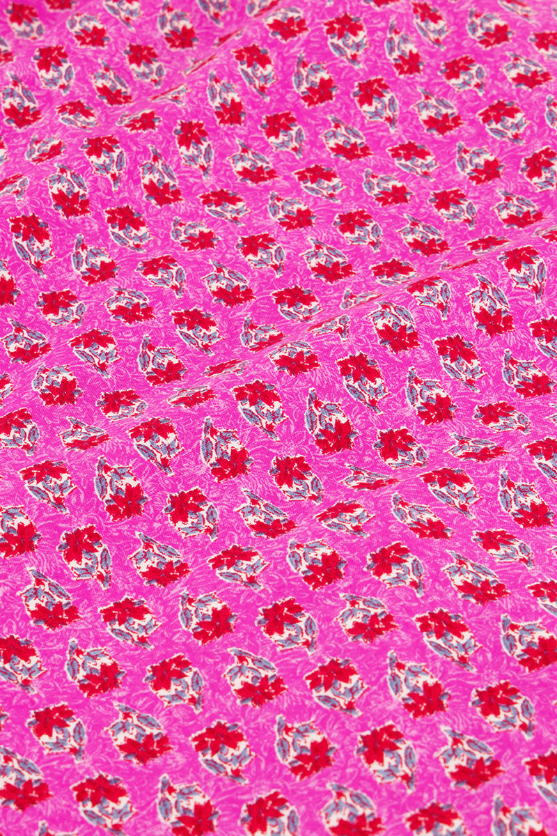 Roze wikkeljurk met bikini print | My Jewellery