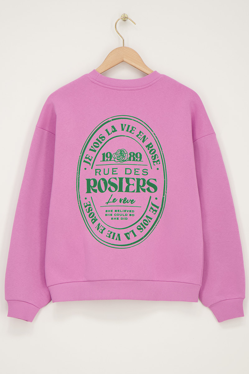 Pink sweater "Rue des Rosiers" | My Jewellery