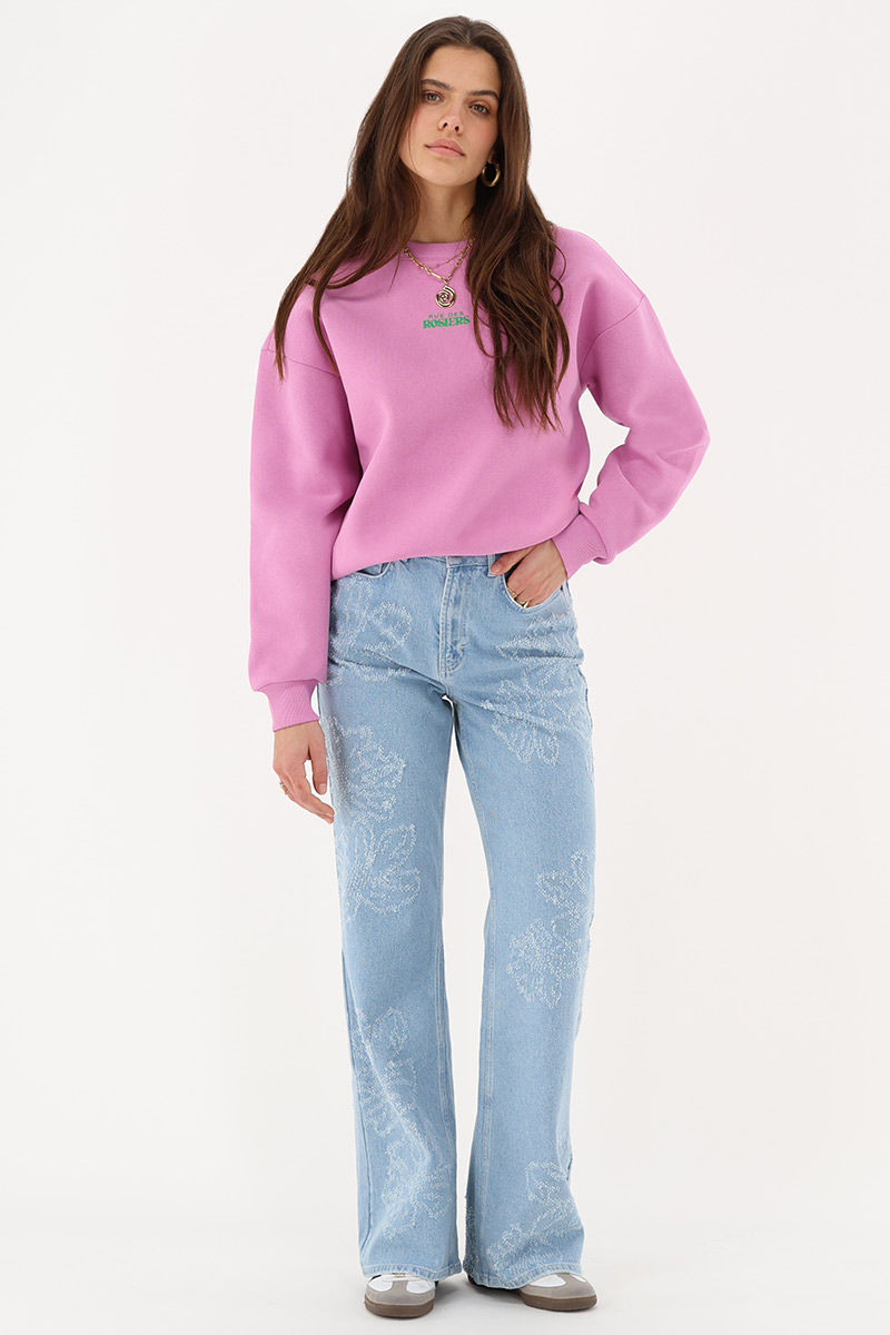 Pink sweater "Rue des Rosiers" | My Jewellery