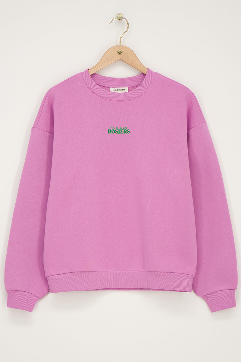 Pink sweater "Rue des Rosiers" | My Jewellery