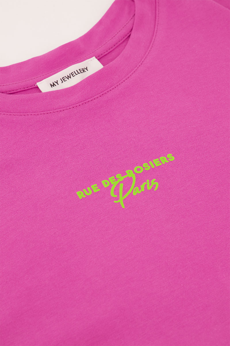 Pink T-shirt "Circle I'art" | My Jewellery