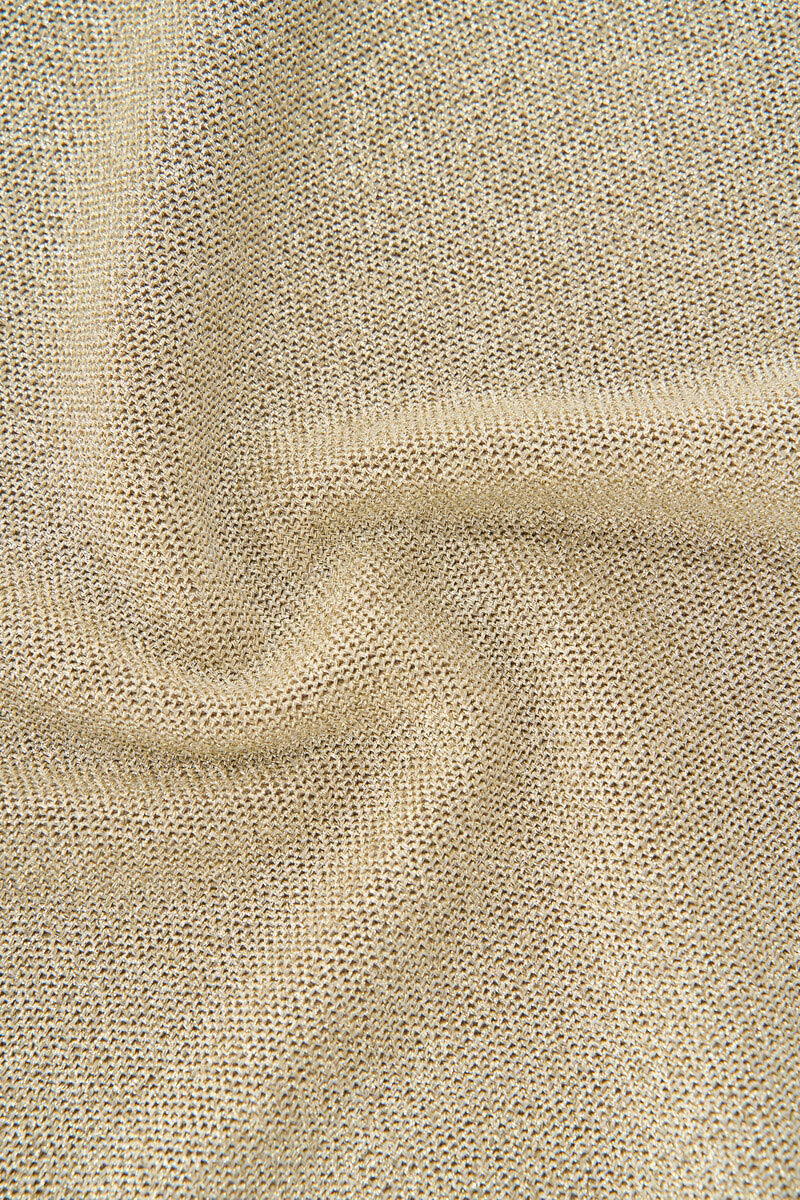 Beige halter top with gold glitter | My Jewellery