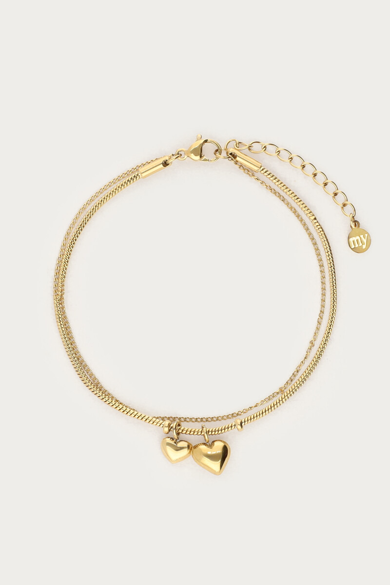 Dubbele armband "mommy to be"