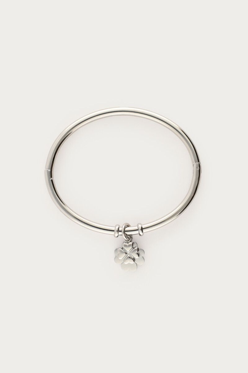 Gratitude bangle with clovers | My Jewellery