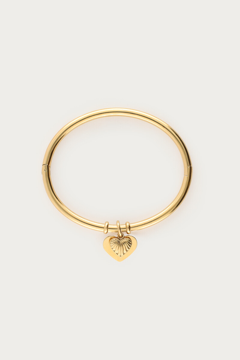 Gratitude bangle with hearts | My Jewellery