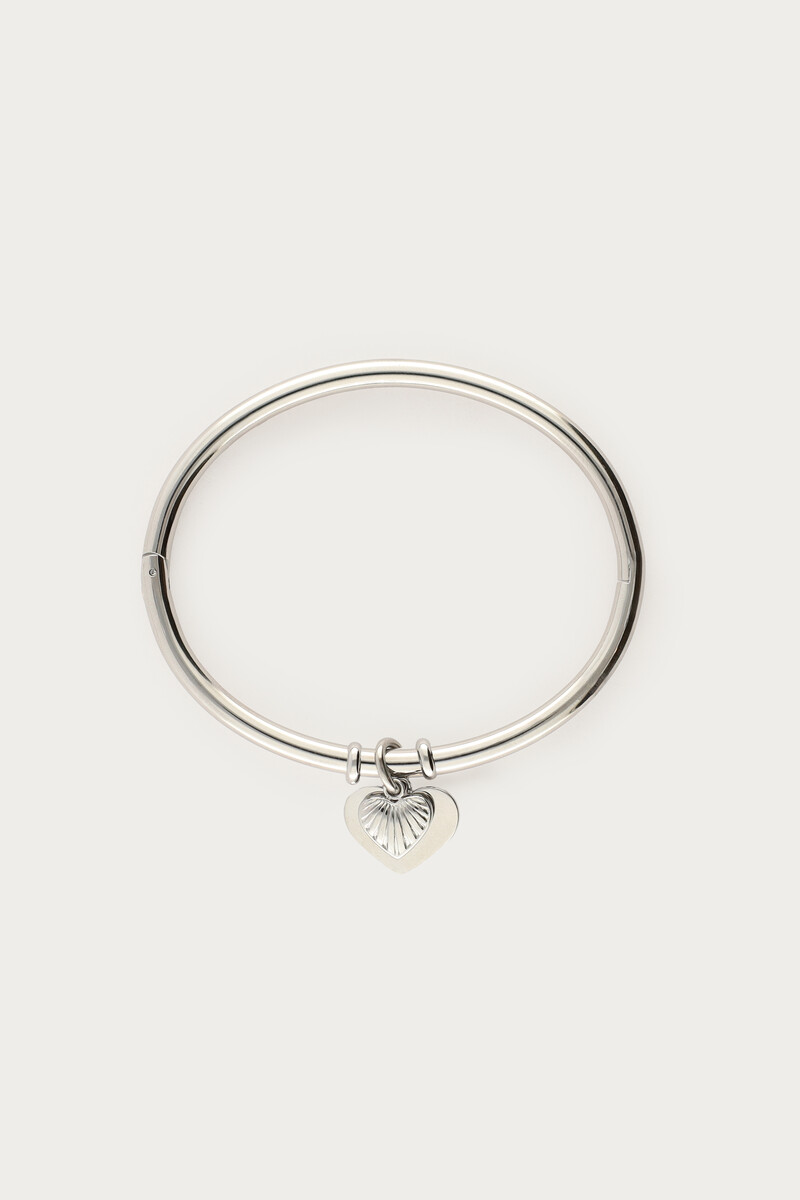 Gratitude bangle with hearts | My Jewellery
