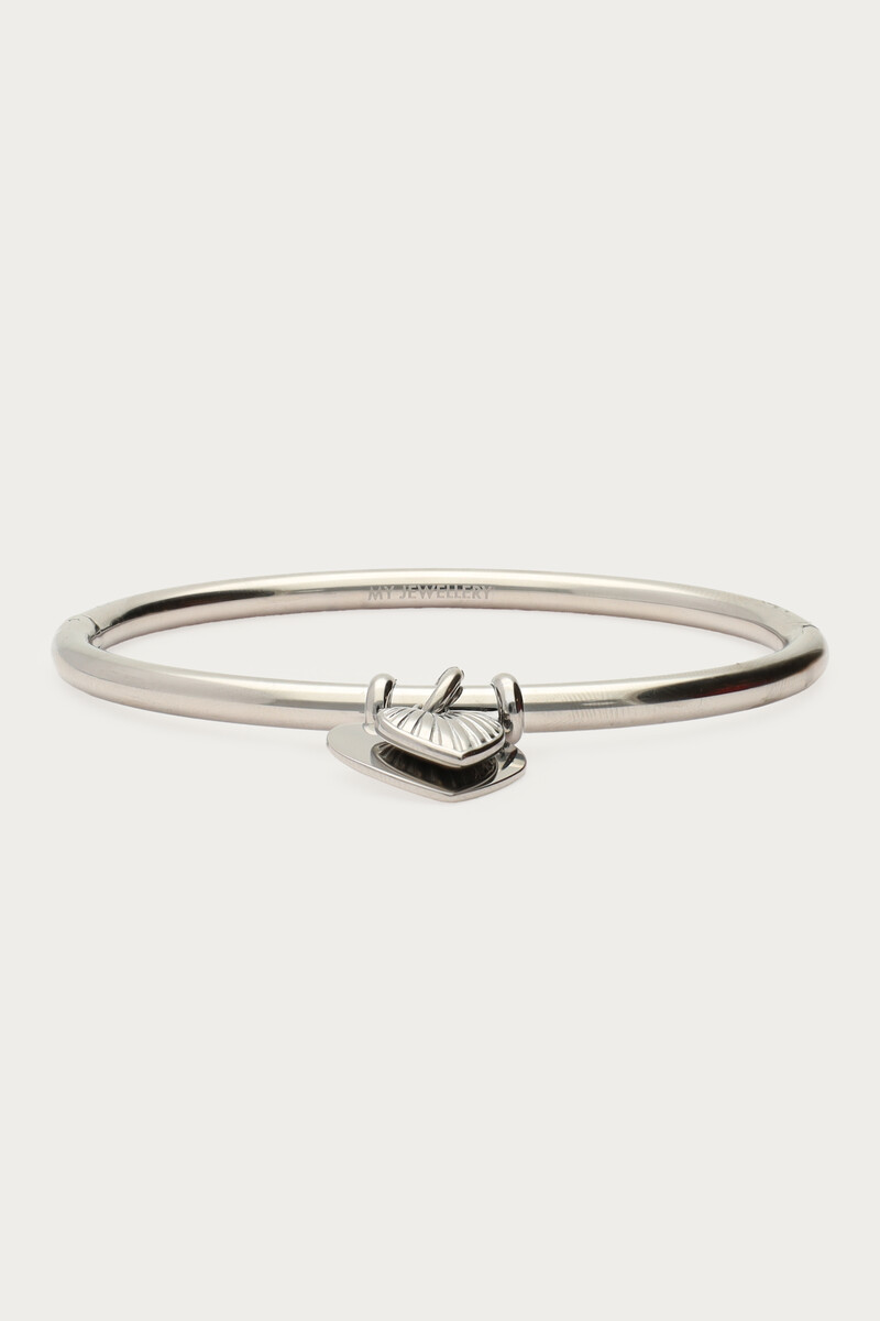 Gratitude bangle with hearts | My Jewellery