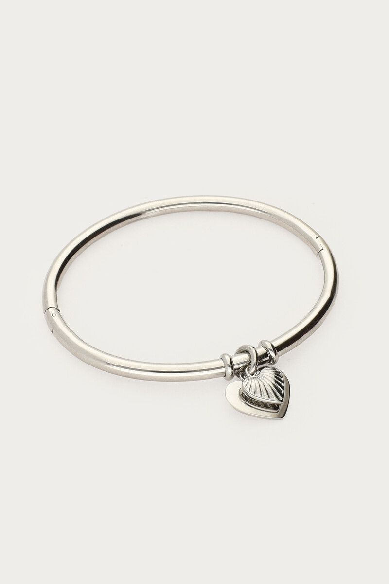 Gratitude bangle with hearts | My Jewellery