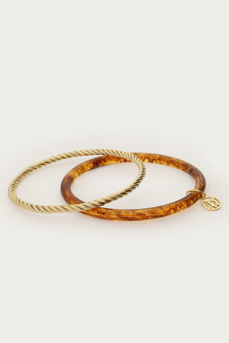 Brown thin bangle set | My Jewellery