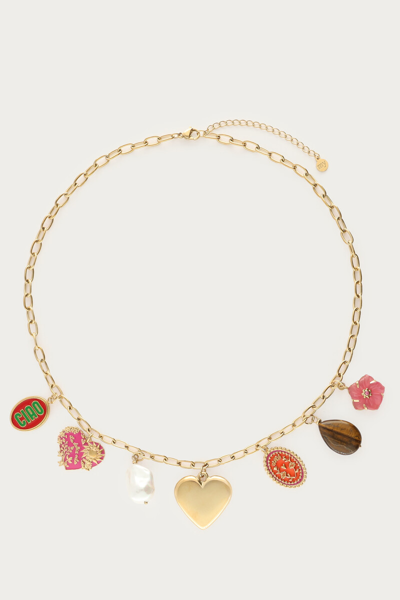 Ciao chain necklace with charms | My Jewellery