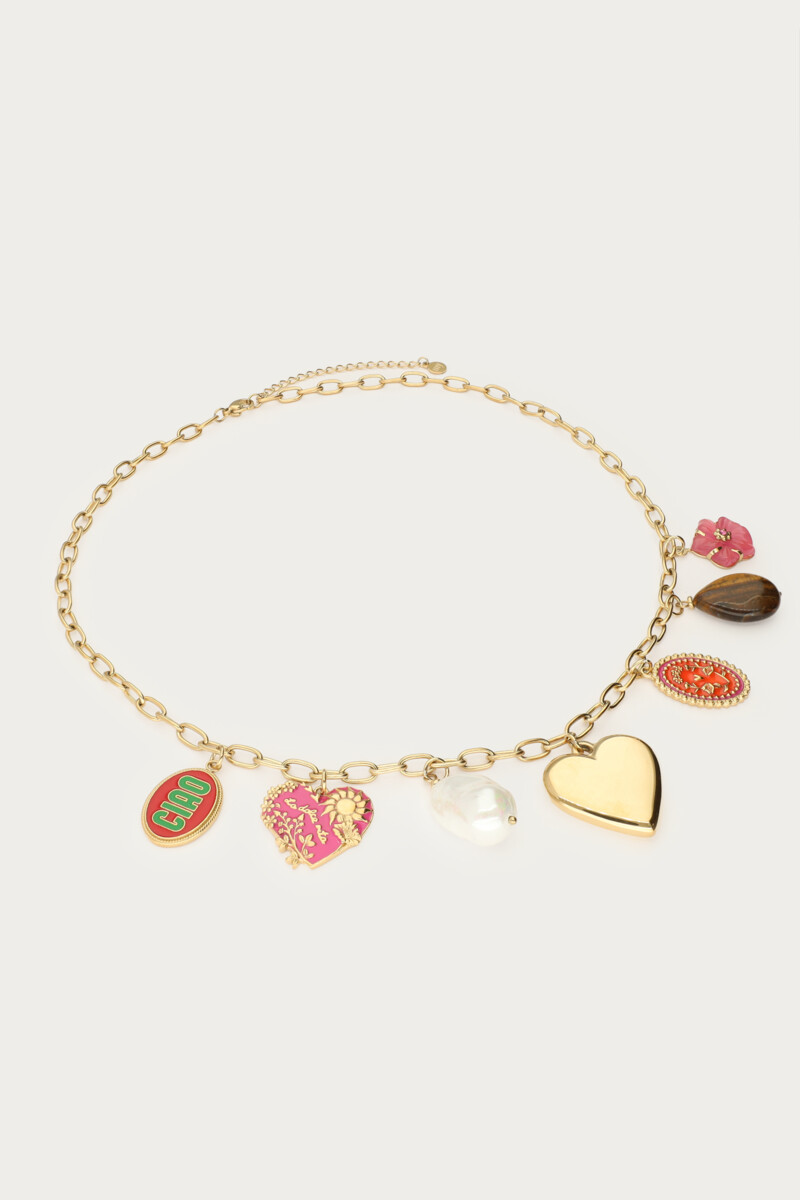 Ciao chain necklace with charms | My Jewellery