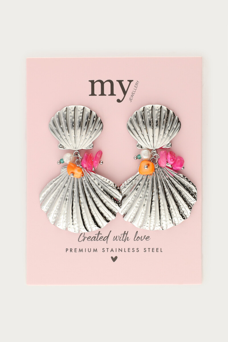 Earrings with double shell | My Jewellery