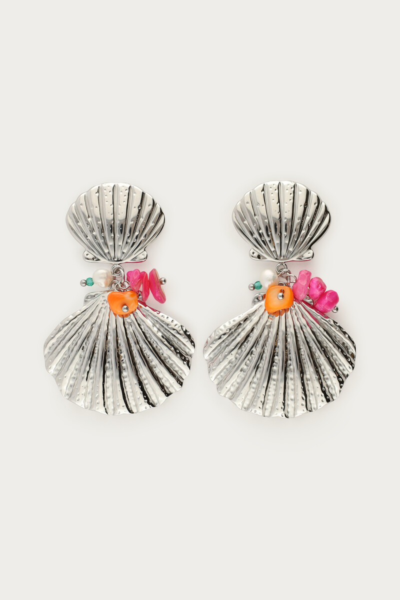 Earrings with double shell  | My Jewellery