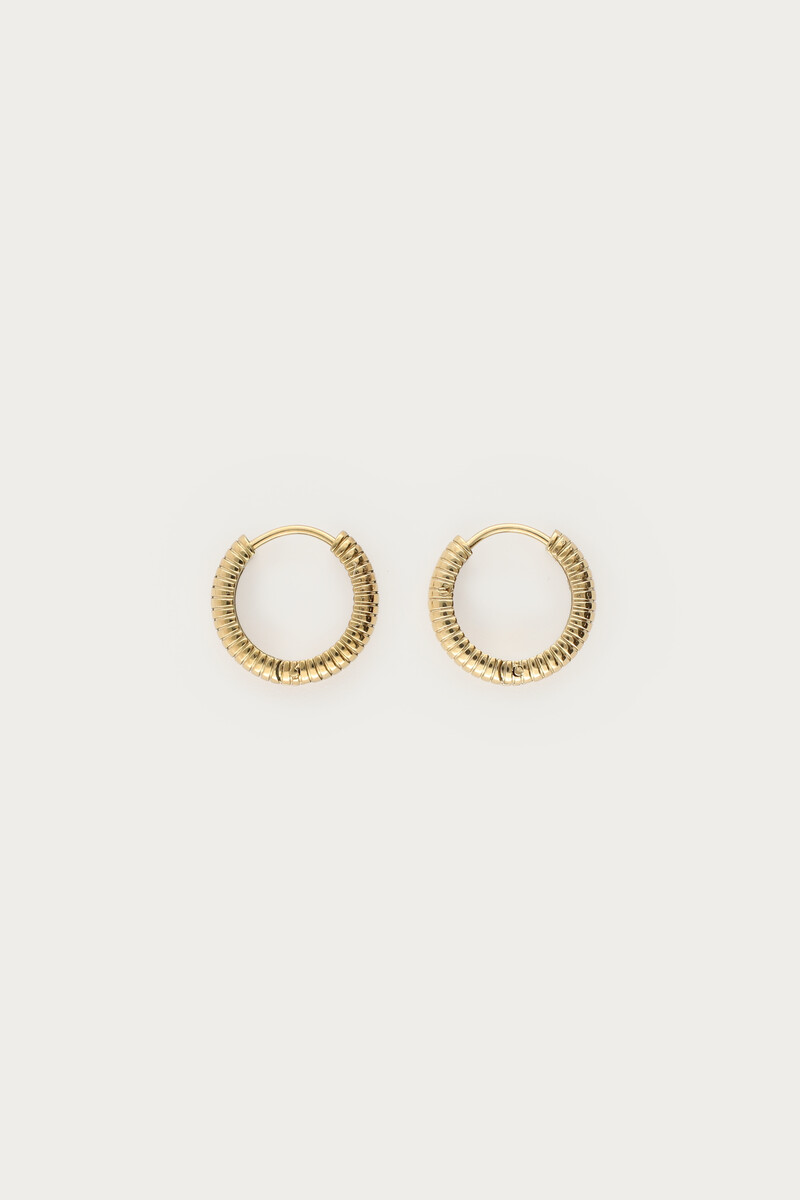 Earrings with stripes details | My Jewellery