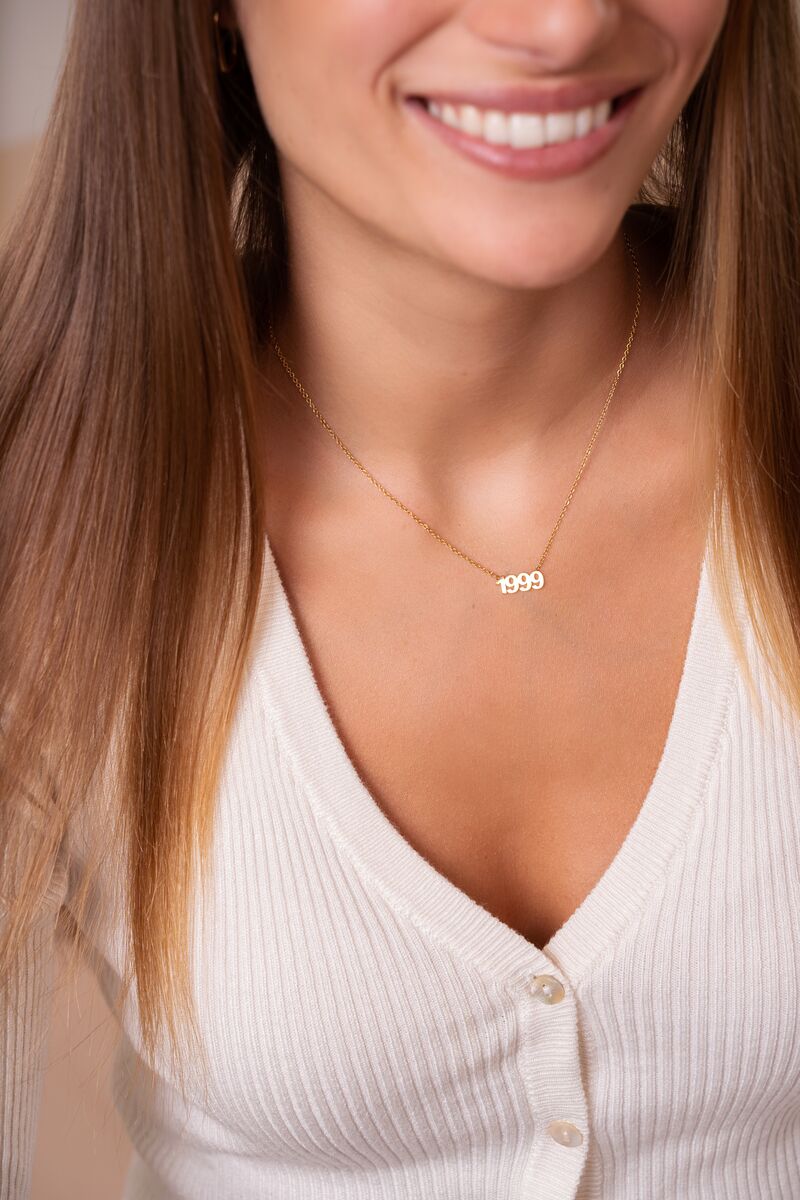 Ketting jaartal | Geboortedatum ketting