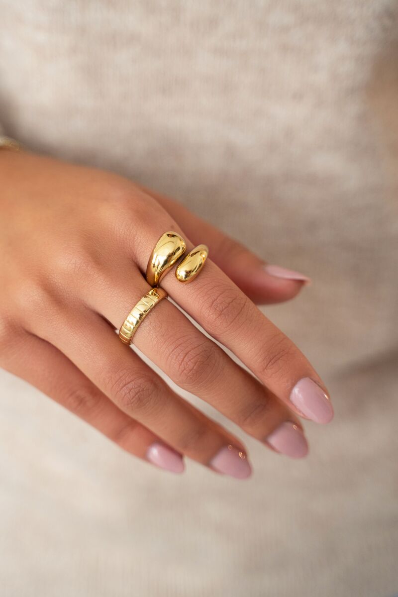 Ring met wikkel & bolling | My Jewellery
