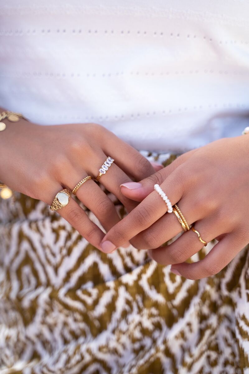Wave structure mix ring | Mix Rings | My Jewellery
