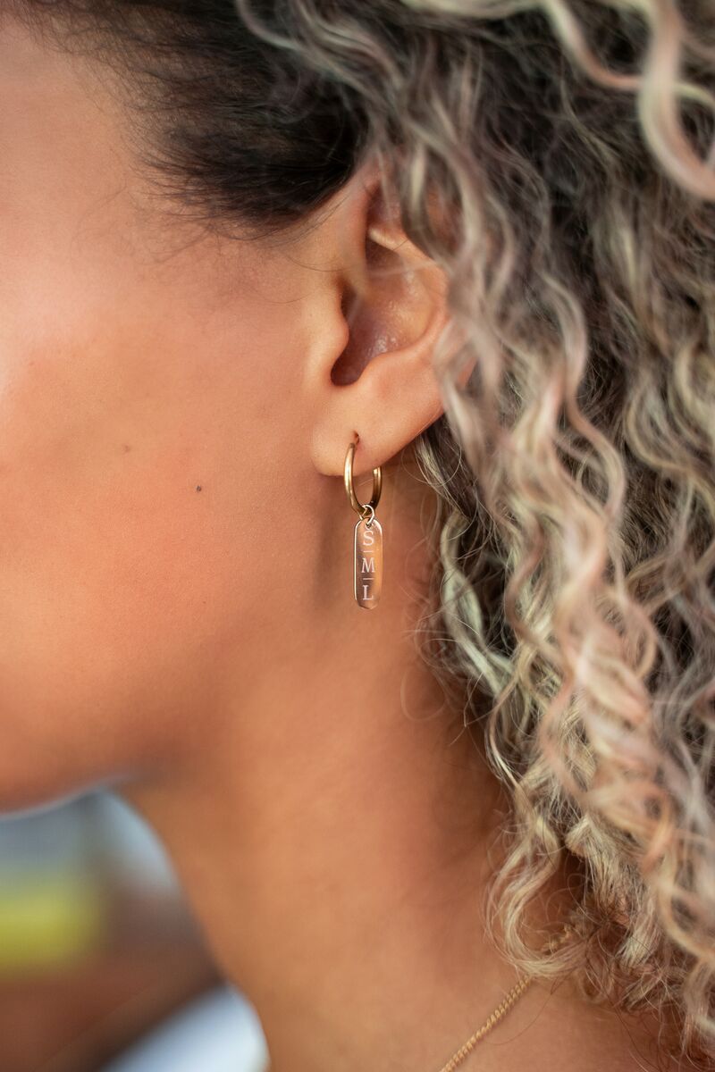 Atelier oorringen met bedel | My Jewellery