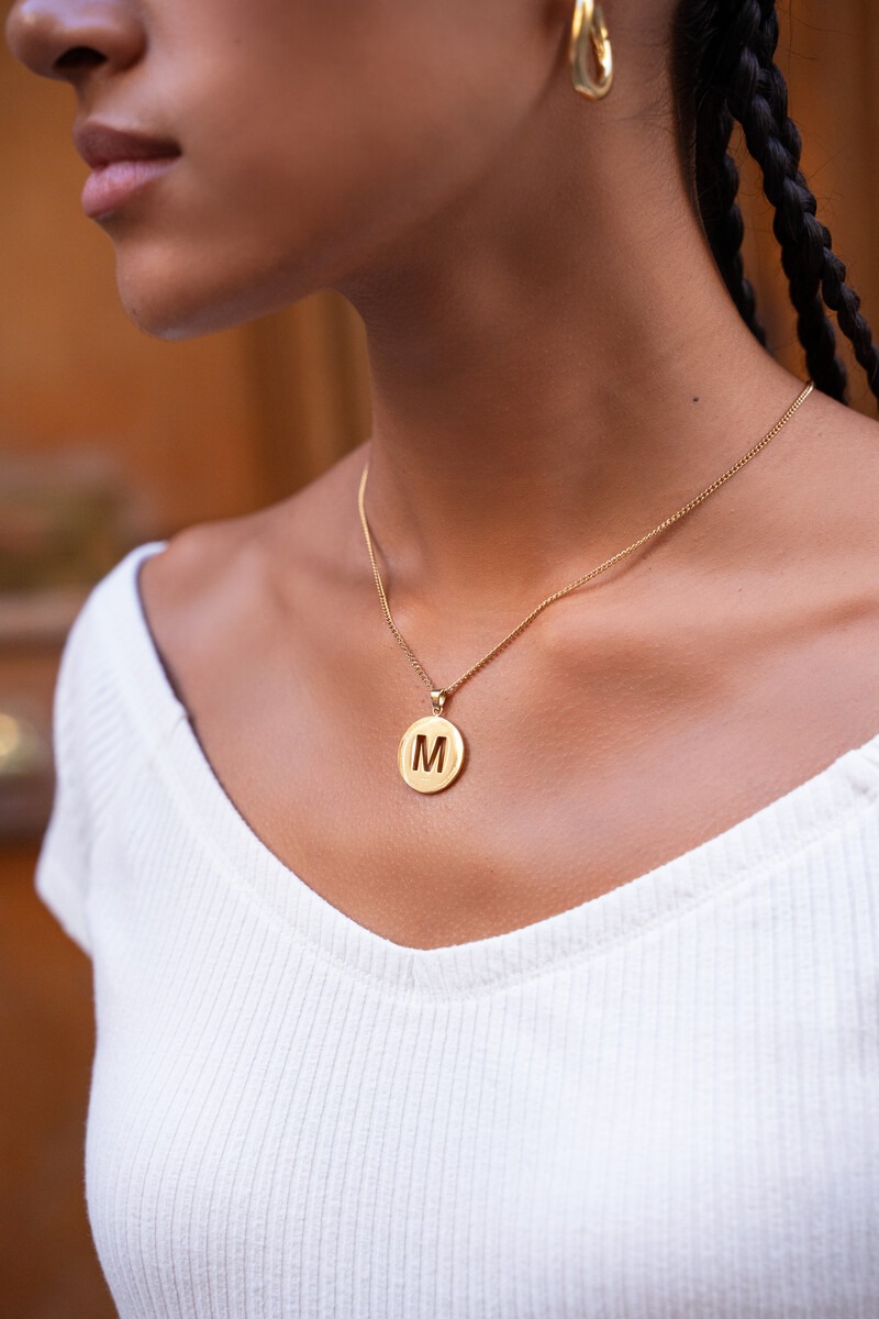 Necklace with open initial | My Jewellery