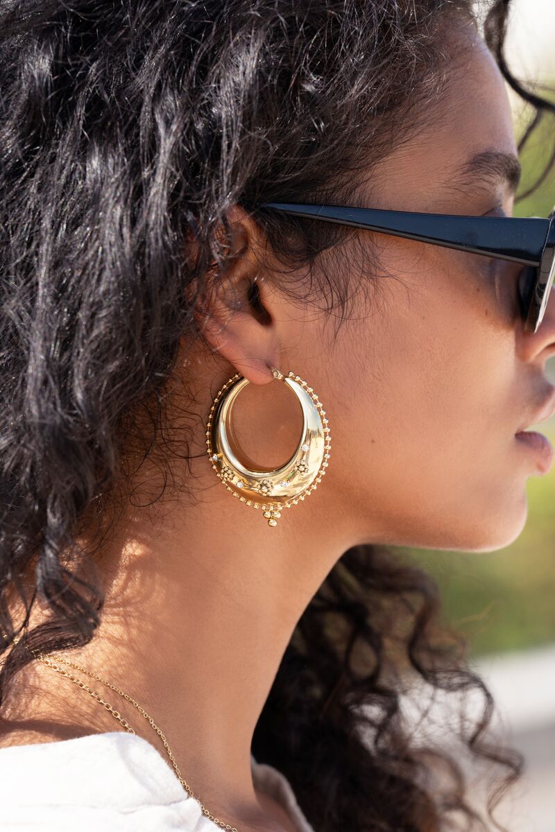 Statement beaded earrings | My Jewellery