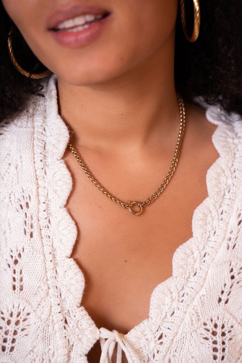 Twisted necklace with clasp | My Jewellery