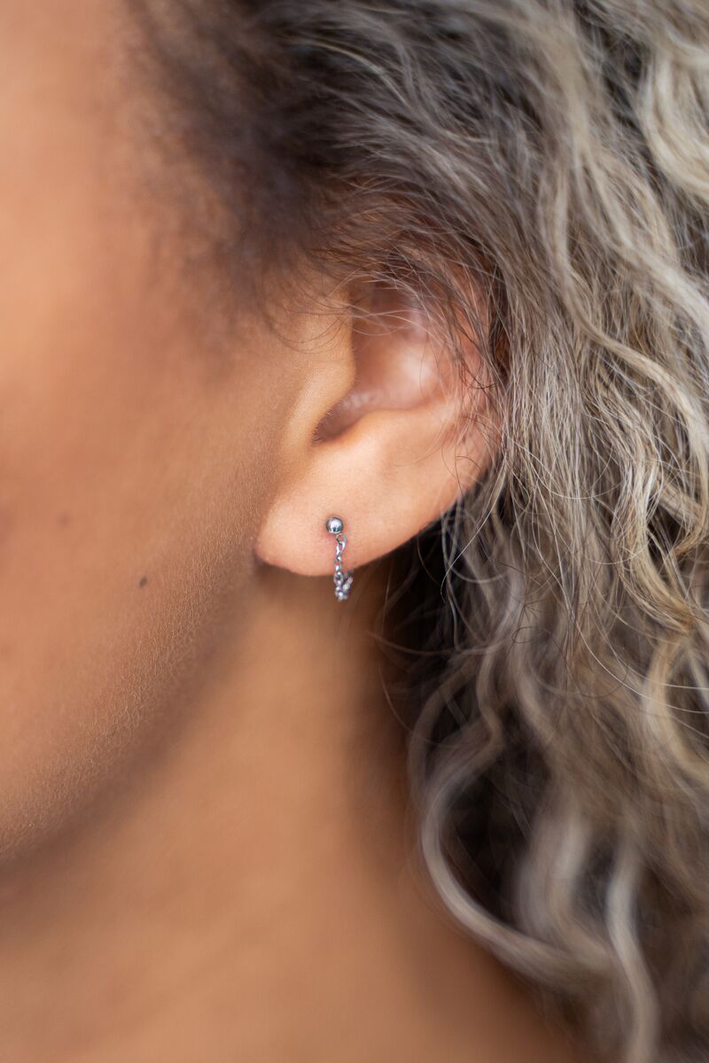 Chain ball earrings | My Jewellery