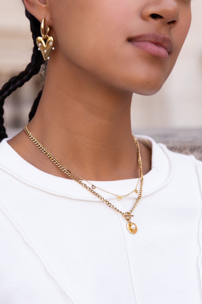 Necklace with small hearts | My Jewellery