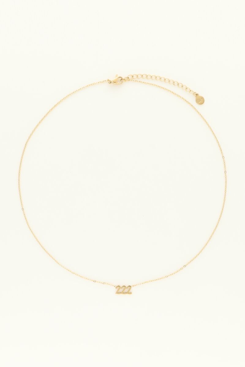 Angel number 222 ketting