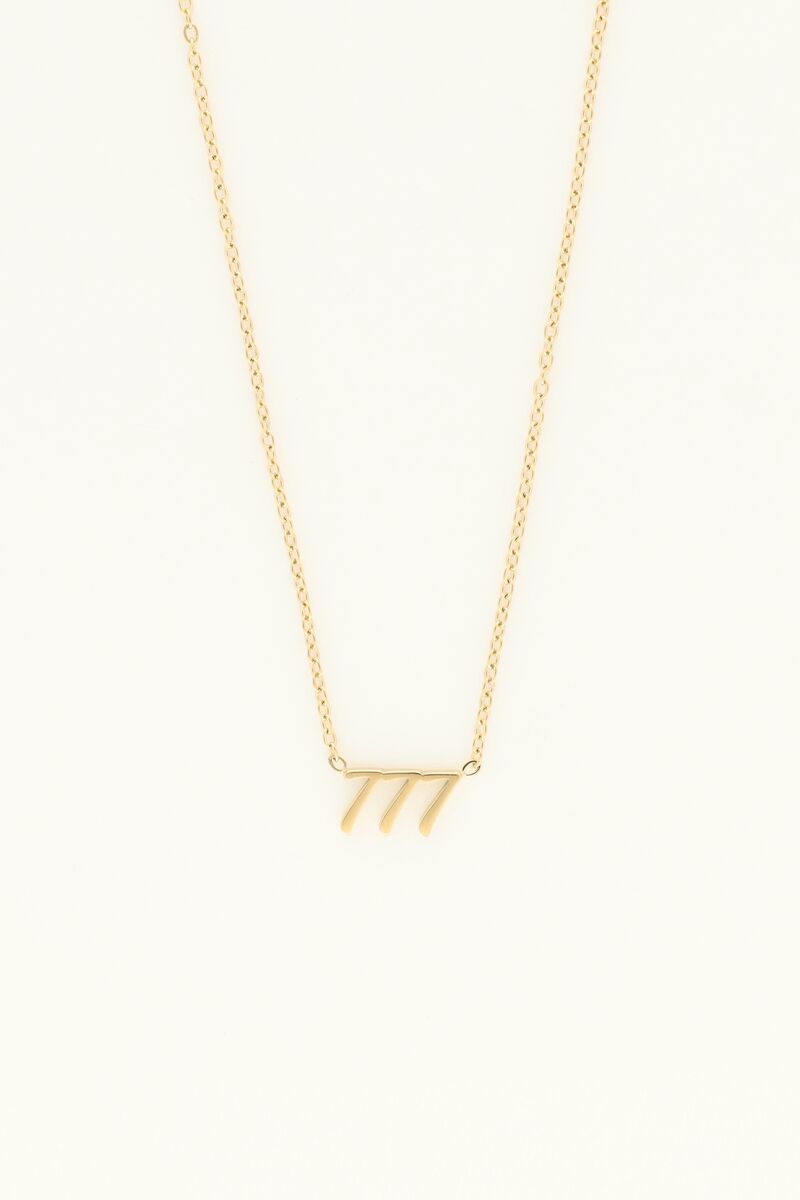 Angel number 777 ketting | My Jewellery