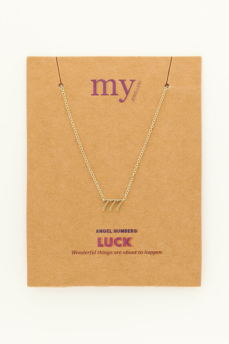 Angel number 777 ketting | My Jewellery