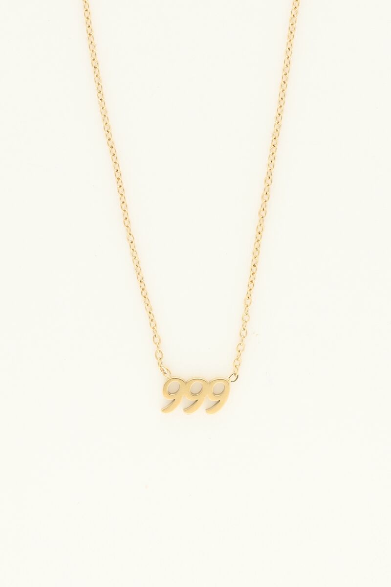 Angel number 999 ketting | My Jewellery