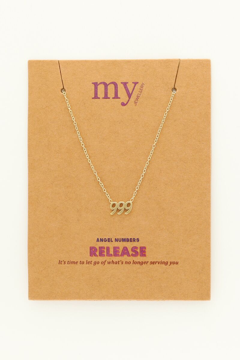 Angel number 999 ketting | My Jewellery