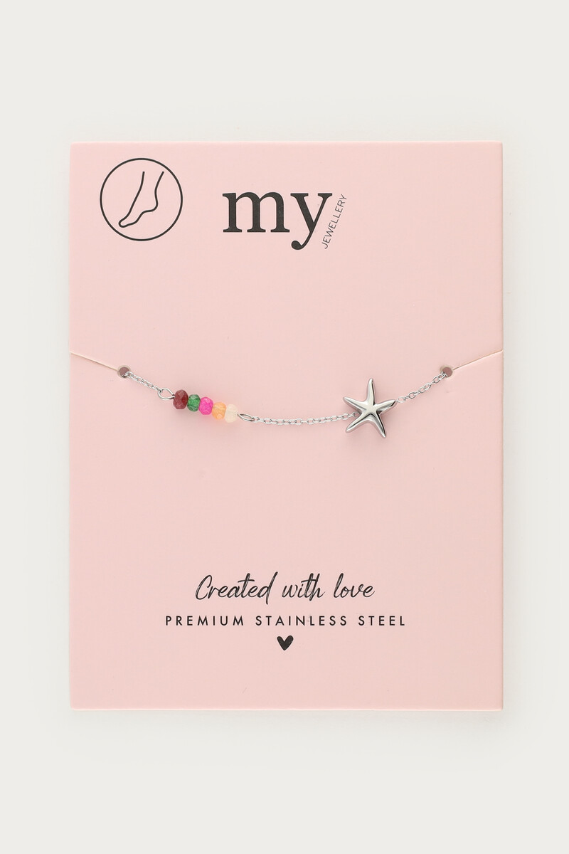 Anklet freshwater pearl ocean beads | My Jewellery