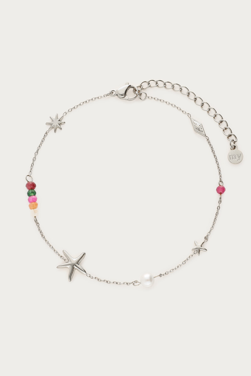 Anklet freshwater pearl ocean beads | My Jewellery